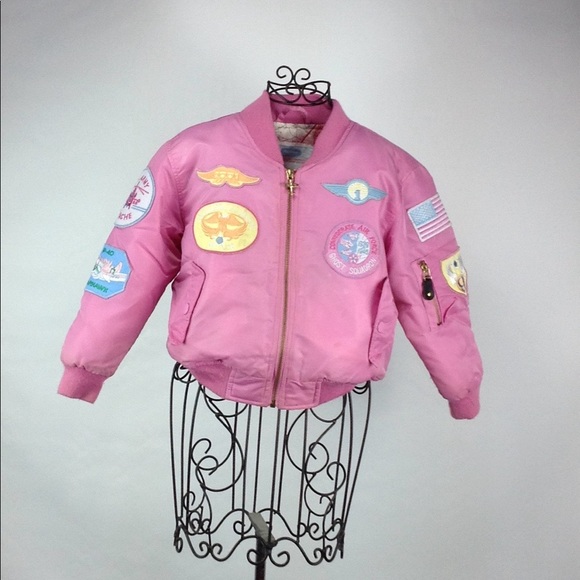 Super cute flightline bomber jacket - Picture 7 of 8